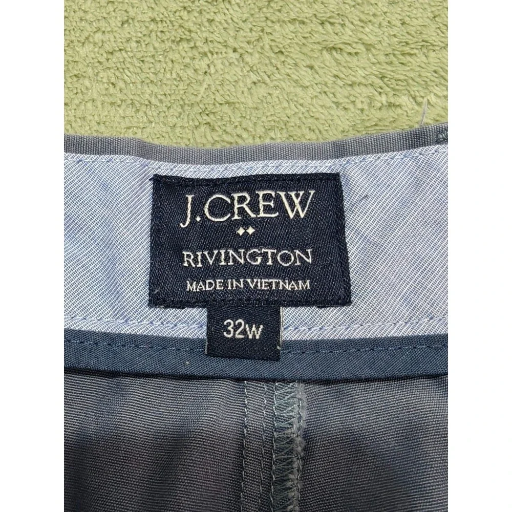 J.Crew Shorts Mens Size 32 Gray Rivington Straight Chino 10.5 Inseam Cotton